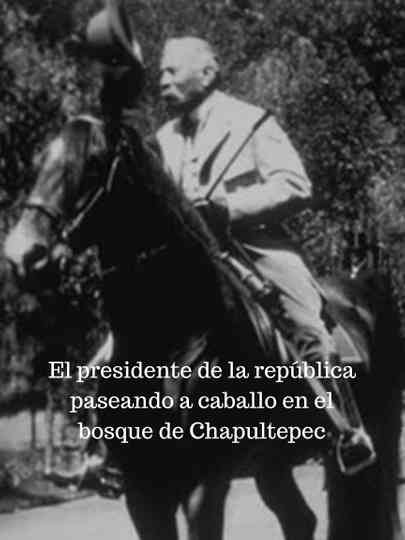 Le président en promenade Poster