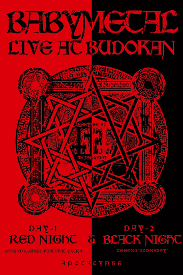 BABYMETAL  Live at Budokan Red Night  Black Night Apocalypse