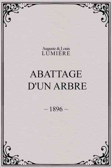 Abattage d'un arbre Poster