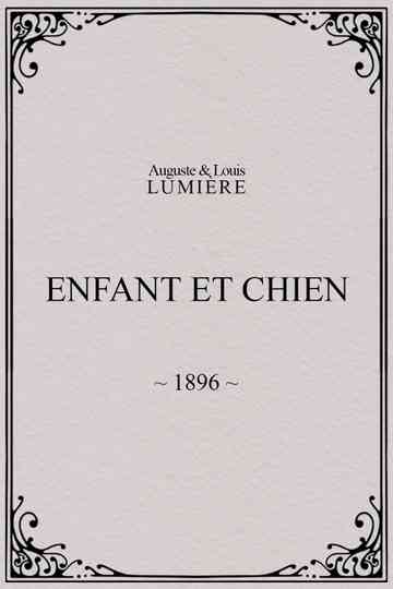 Enfant et chien Poster