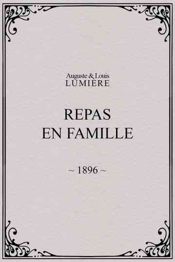 Repas en famille Poster