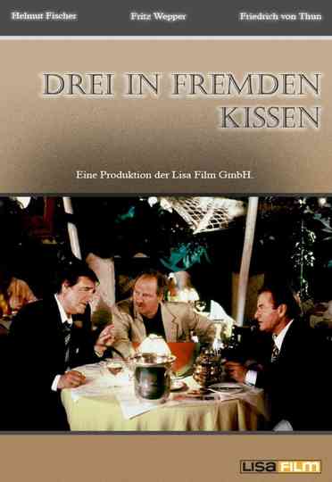Drei in fremden Kissen poster