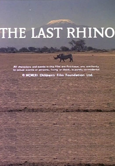 The Last Rhino Poster