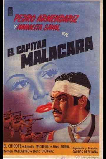 El capitán Malacara Poster