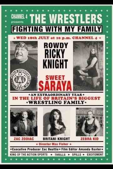The Wrestlers Fighting with My Family Poster