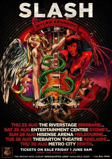 Slash ft Myles Kennedy and The Conspirators  Live at Sydney Poster
