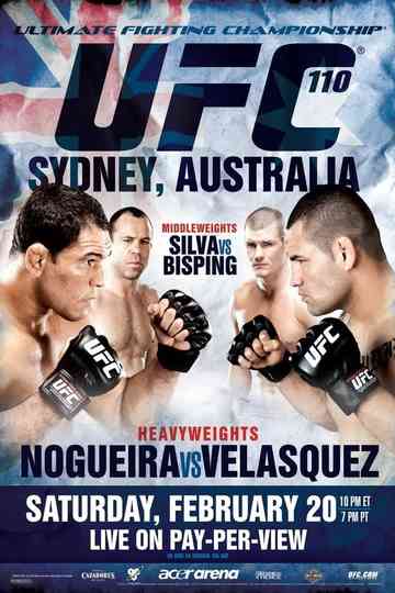 UFC 110 Nogueira vs Velasquez Poster