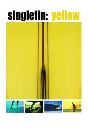 Single Fin Yellow Poster