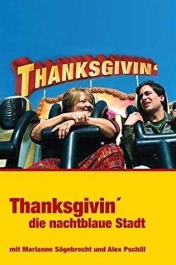 Thanksgivin die nachtblaue Stadt