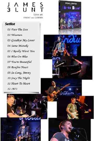 James Blunt  Live at Front And Center Poster