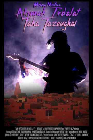 Rain the Color of Blue with a Little Red in It Poster