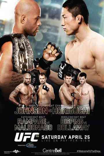 UFC 186: Johnson vs. Horiguchi Poster