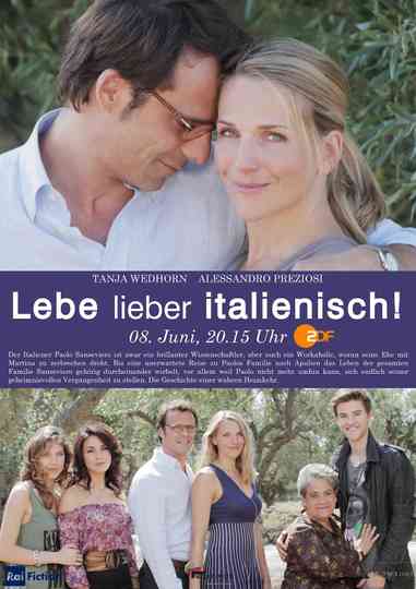 Lebe lieber italienisch Poster