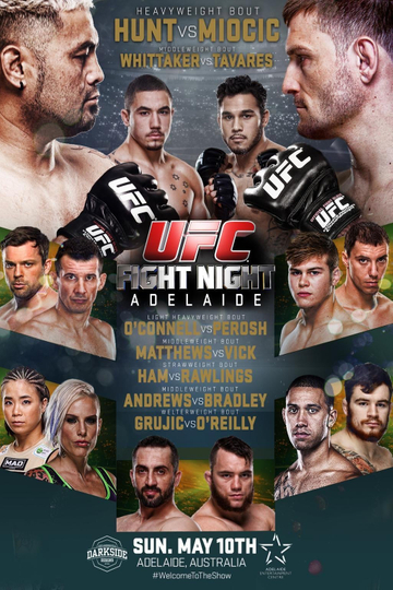 UFC Fight Night 65 Miocic vs Hunt Poster