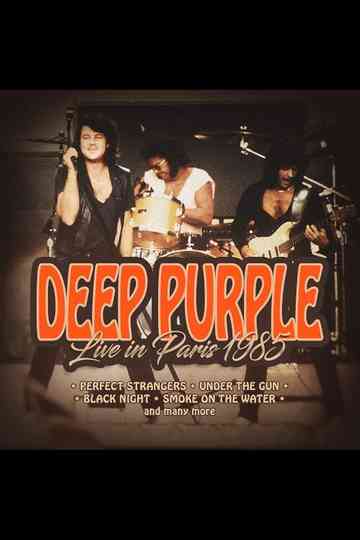 Deep Purple Live In Paris 1985 Poster