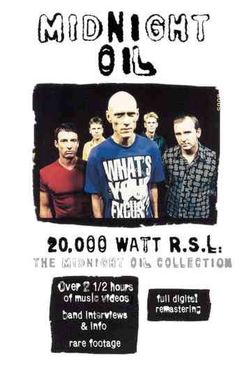 Midnight Oil - 20,000 Watt R.S.L. Poster