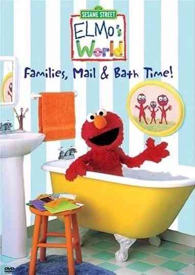 Sesame Street Elmos World Families Mail  Bath Time Poster