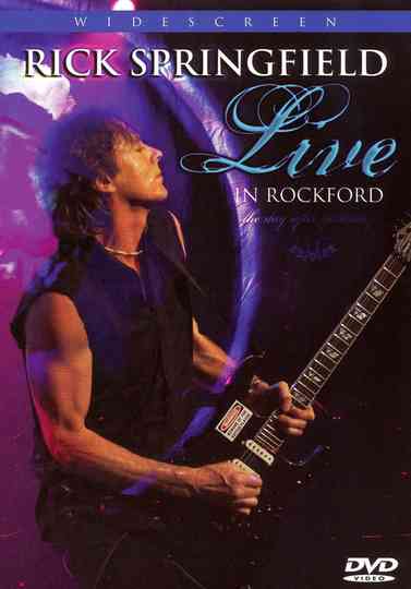 Rick Springfield  Live in Rockford Poster