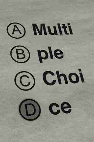 Multiple Choice Poster
