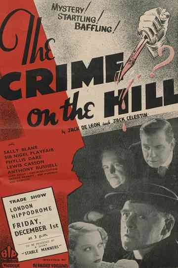 Crime on the Hill poster