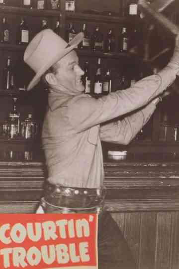 Courtin Trouble Poster