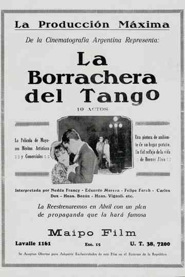 La borrachera del tango Poster