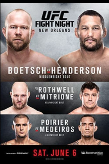 UFC Fight Night 68 Boetsch vs Henderson Poster