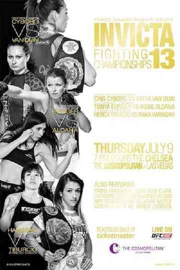 Invicta FC 13 Cyborg vs Van Duin Poster