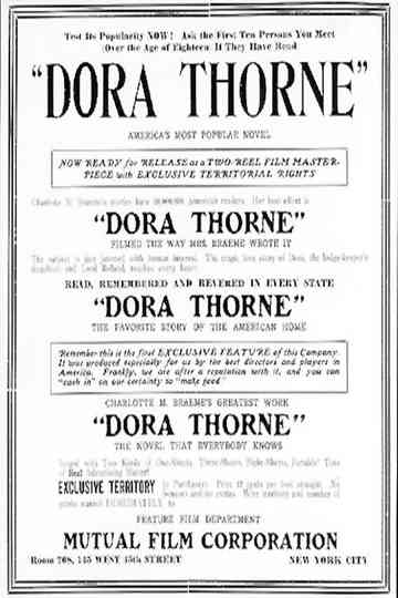 Dora Thorne Poster