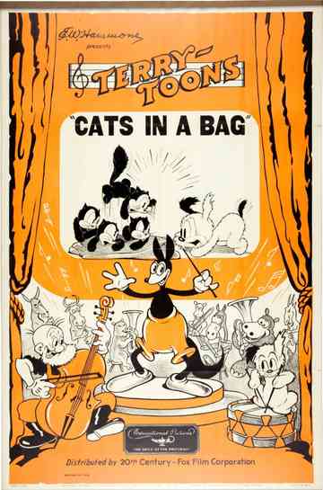 Cats in a Bag Poster