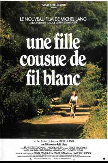 Une fille cousue de fil blanc poster