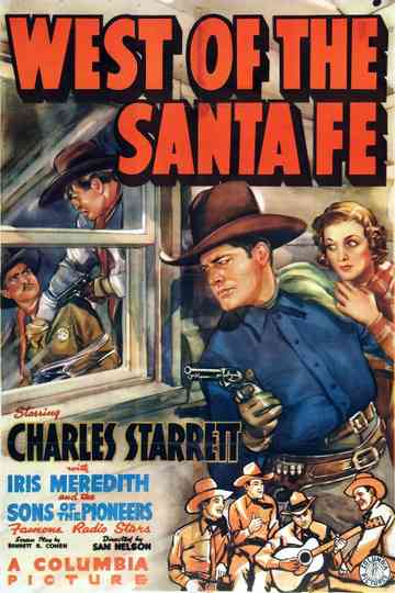 West of the Santa Fe Poster
