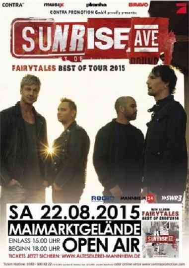 Sunrise Avenue - Fairytales Best Of 2006-2014 (Live at O² World Hamburg) Poster