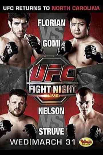 UFC Fight Night 21 Florian vs Gomi poster