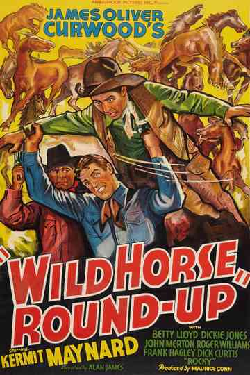 Wild Horse Round-Up Poster
