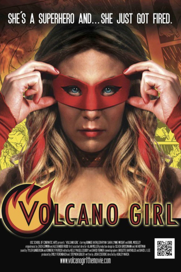 Volcano Girl Poster