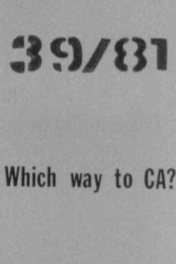 39/81 Which Way to CA? Poster