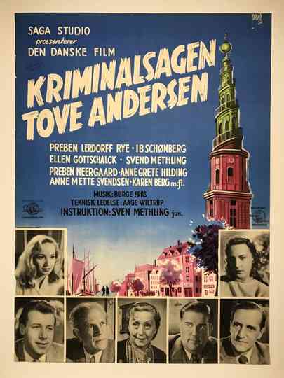 Kriminalsagen Tove Andersen Poster