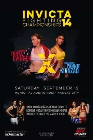 Invicta FC 14: Evinger vs. Kianzad Poster