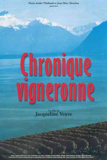 Chronique vigneronne Poster