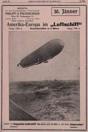 America to Europe in an Airship Poster