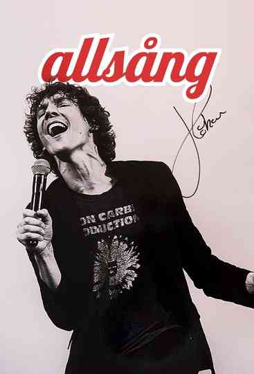 Allsångsscenen är din Håkan Hellström Poster