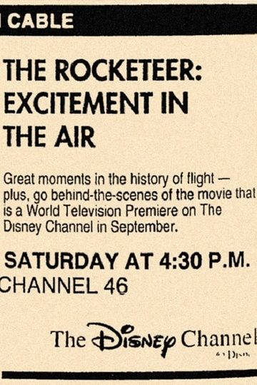 Rocketeer Excitement in the Air Poster