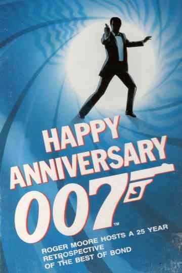 Happy Anniversary 007 25 Years of James Bond poster