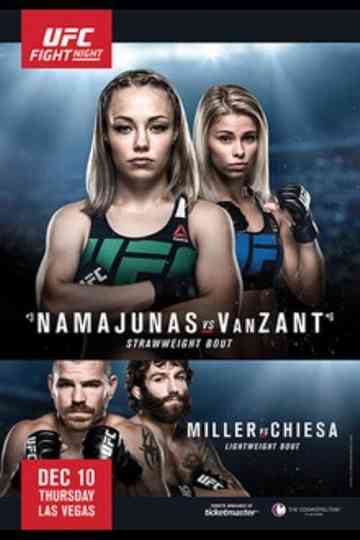 UFC Fight Night 80 Namajunas vs VanZant Poster