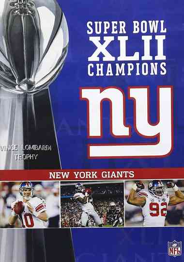 Super Bowl XLII Champions  New York Giants Poster