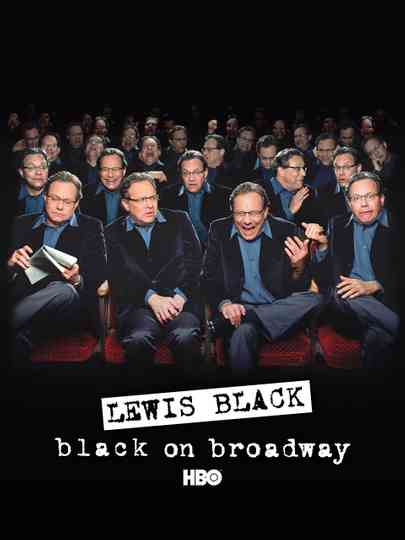 Lewis Black Black on Broadway poster