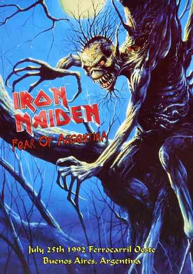 Iron Maiden 1992 Live in Argentina Poster
