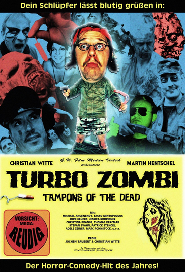 Turbo Zombi  Tampons of the Dead Poster