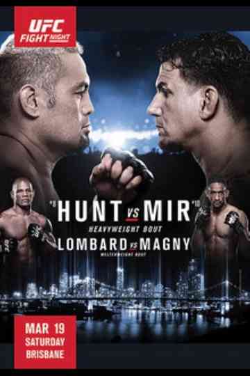 UFC Fight Night 85 Hunt vs Mir poster